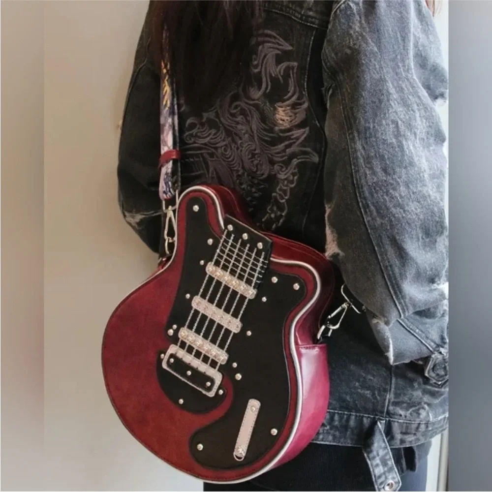 Rockin' Guitar Shaped Crossbody Bag πΈπΈπΈ - Picture 14 of 14